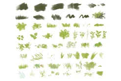 Procreate Ghibli Nature Brushes