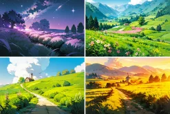 Procreate Ghibli Nature Brushes