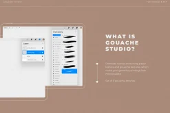 Procreate Gouache Brush Set & Paper