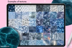 Procreate Ice & Snow texture brushes