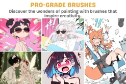 Procreate Sai and Clip Studio Brush