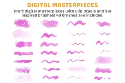 Procreate Sai and Clip Studio Brush