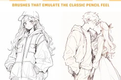 Procreate Sketch and Lineart Brushes