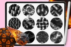 Procreate Volcano Fire texture brush