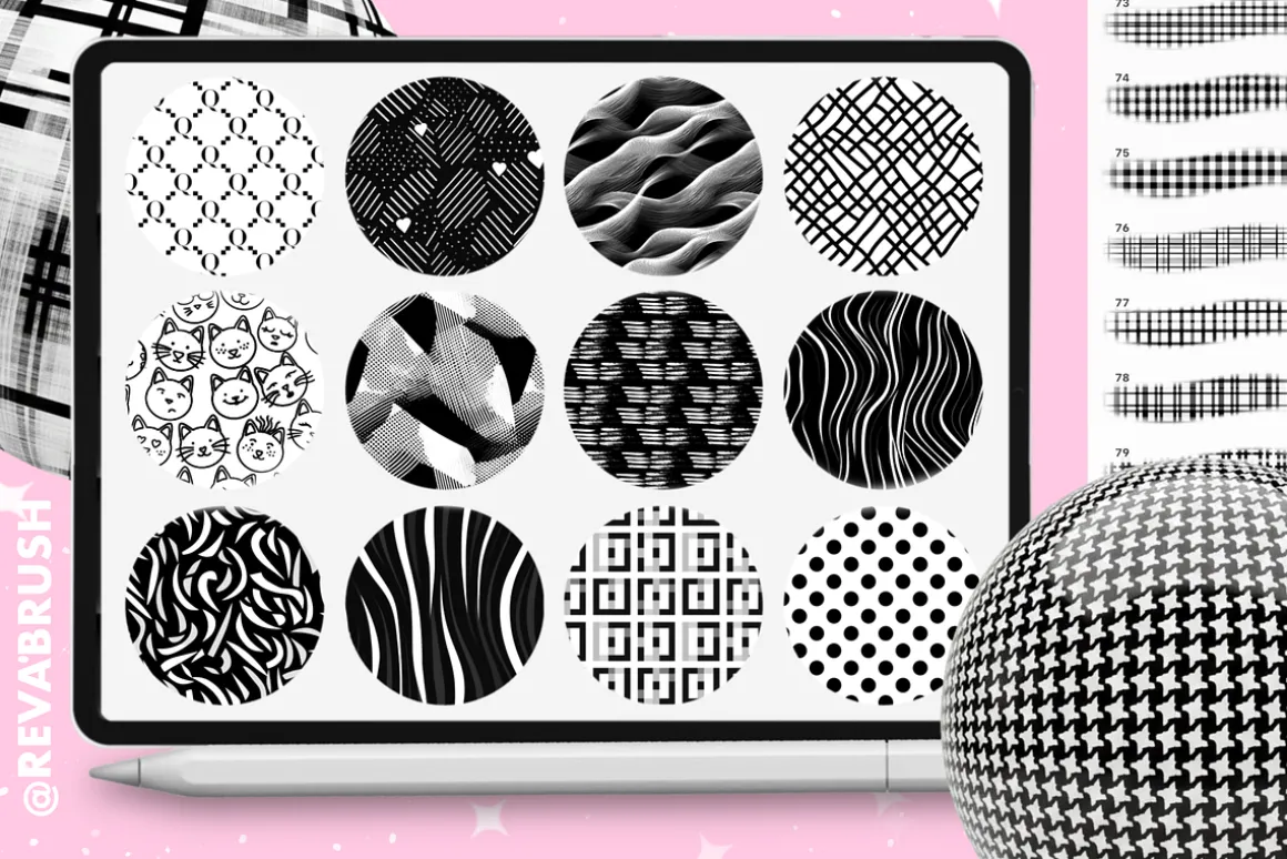 Procreate Abstract Textures brushes