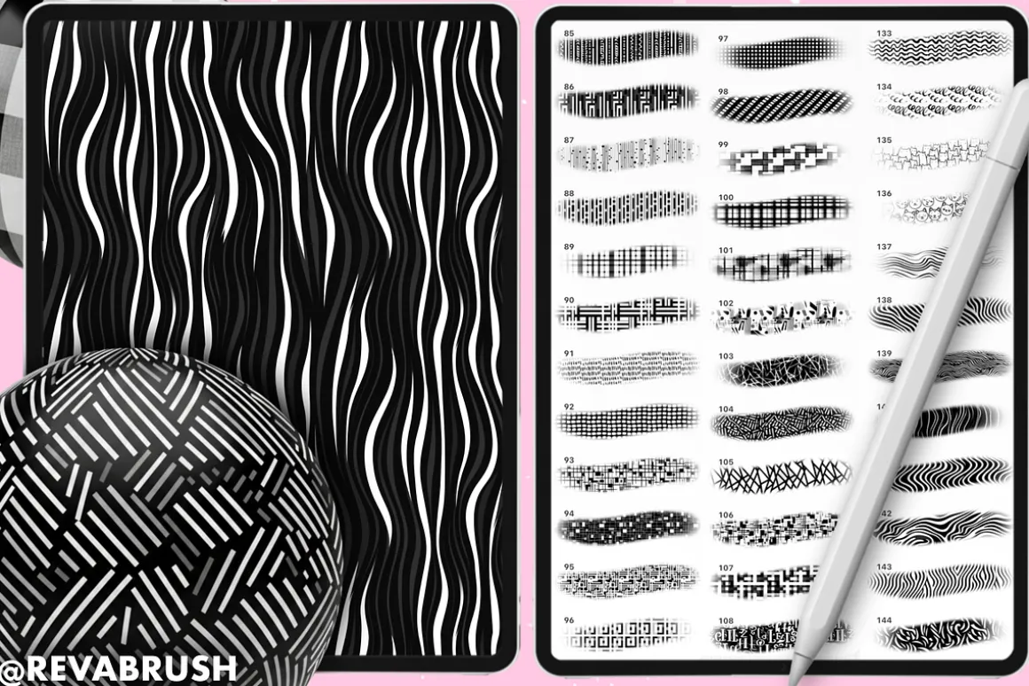 Procreate Abstract Textures brushes