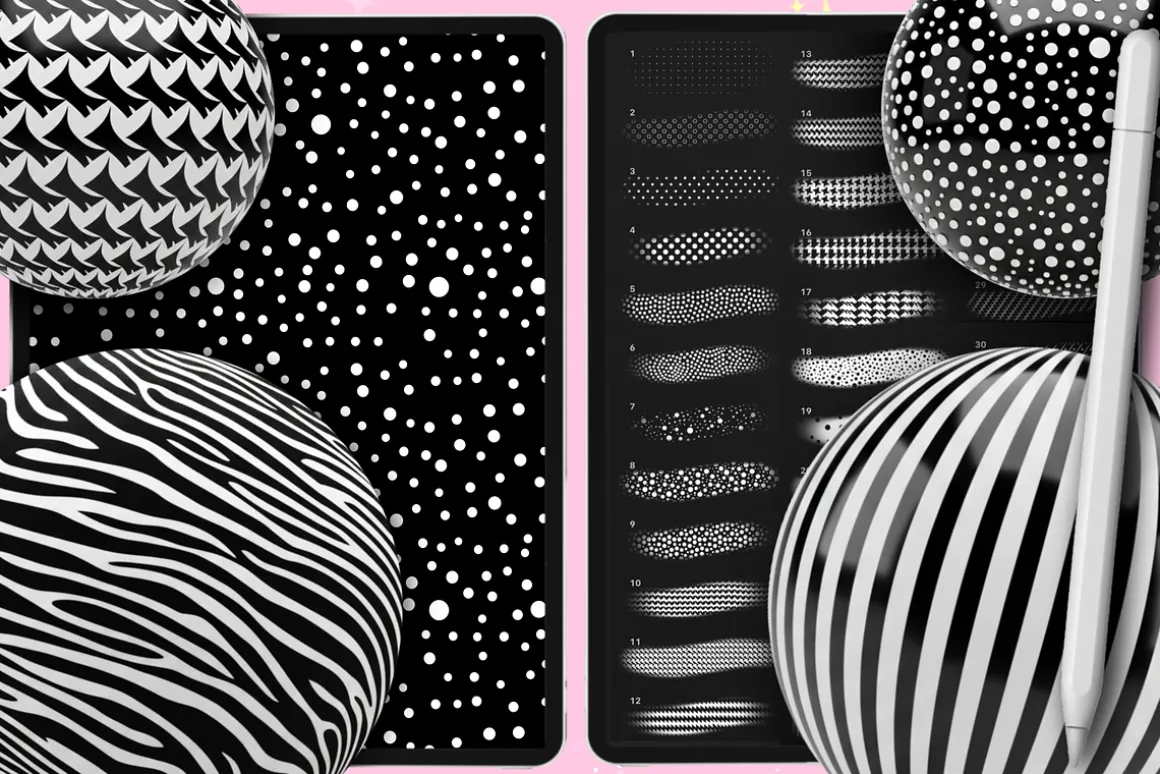 Procreate Abstract Textures brushes