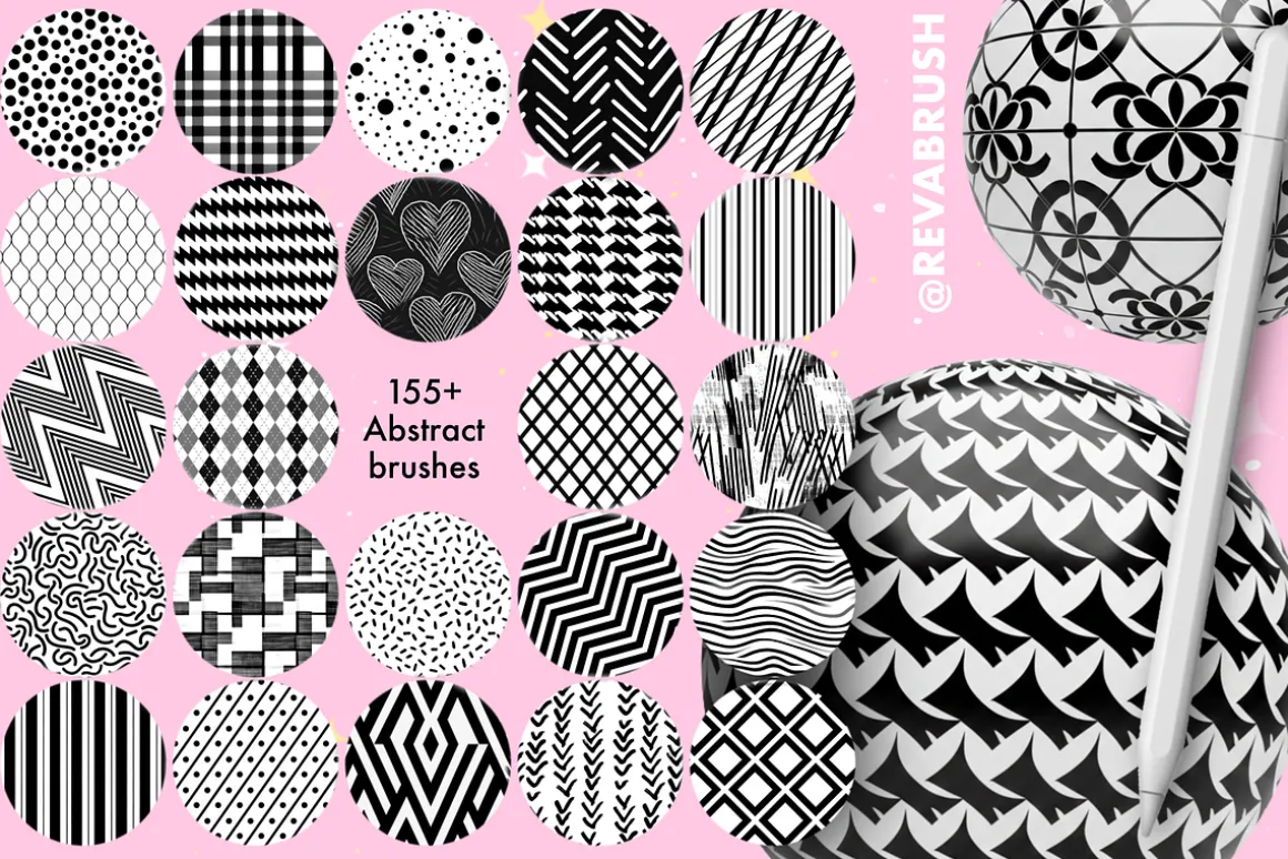 Procreate Abstract Textures brushes