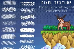 179 Procreate All in Pixel art brush