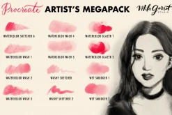 Procreate Brush Bundle Artistic