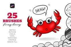 368 Procreate Brushes Bundle