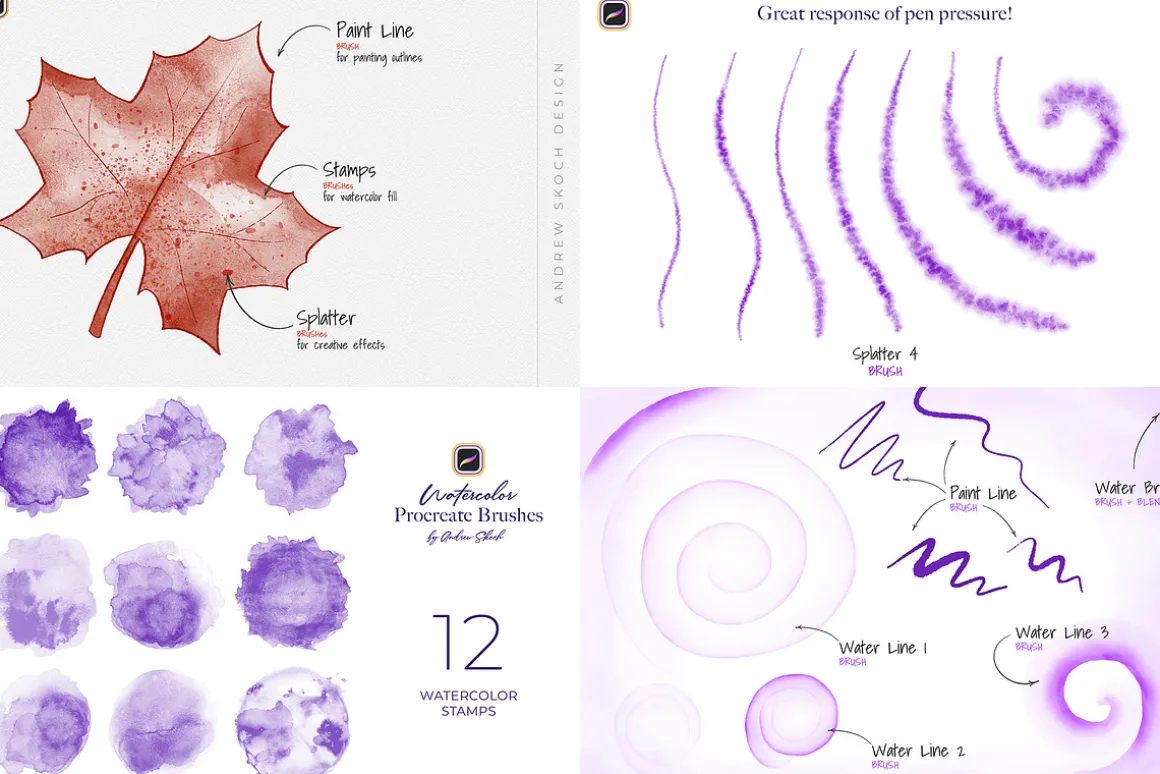 368 Procreate Brushes Bundle