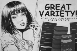 1000+ Procreate Brushes - Megapack