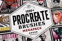 1000+ Procreate Brushes - Megapack
