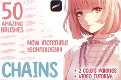 Procreate Chains Face brushes
