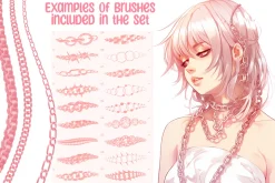 Procreate Chains Face brushes