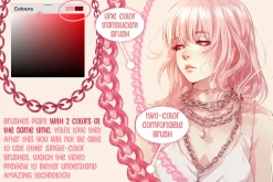 Procreate Chains Face brushes