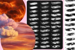Procreate Cloud Sky texture brushes