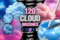 Procreate Cloud Sky texture brushes