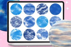 Procreate Cloud Sky texture brushes