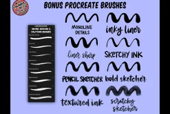 Procreate Comic Speech Bubbles Set