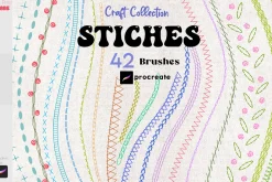 Procreate Cross Stitch Brushes Knit