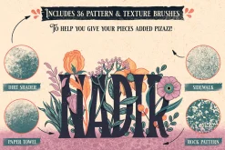 Procreate Design Brush Stamp Kit 2