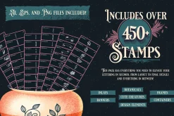Procreate Design Brush Stamp Kit 2