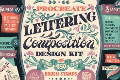 Procreate Design Brush Stamp Kit 2