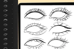 100 Procreate Eyes Stamp Brushes