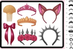 Procreate Hair Accessories brushes
