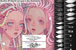 Procreate Hair Dreadlocks Brushes