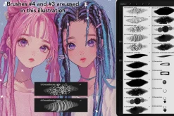 Procreate Hair Dreadlocks Brushes