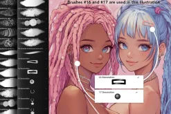 Procreate Hair Dreadlocks Brushes