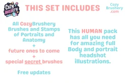 Procreate Human Body Bundle