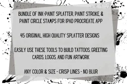 ProCreate Ink & Paint Stroke Stamps