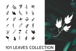101 Procreate Leaves Stamp Brushes