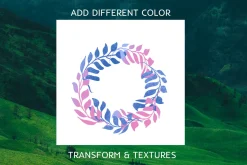 101 Procreate Leaves Stamp Brushes