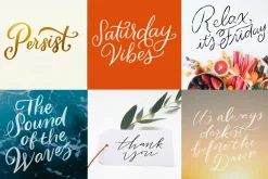 Procreate Lettering Brush Bundle