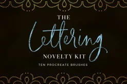 Procreate Lettering Brush Bundle