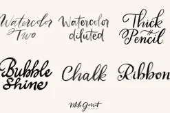 Procreate Lettering Brush Bundle