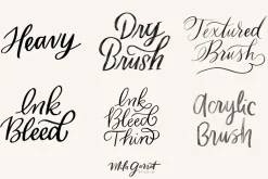 Procreate Lettering Brush Bundle