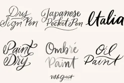Procreate Lettering Brush Bundle
