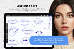 165 Procreate Lips Stamps