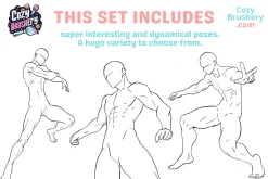 Procreate Male Anatomy Body Stamps