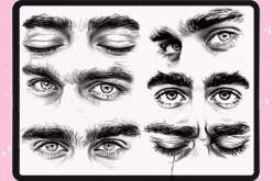 Procreate Male eye brushes