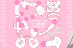 Procreate Mature Toy pose brushes