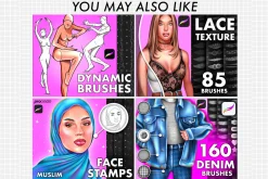 Procreate men male couple brushes