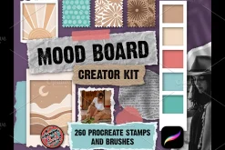 Procreate Mood Board Creator Kit