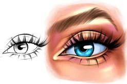 Procreate Nose lips eyes brushes